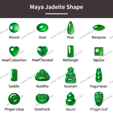 lucky leaf Maya Jadeite Ston